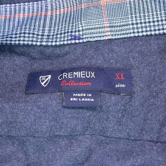 Cremieux Collection Gray Button Down Shirt - Picture 2 of 3